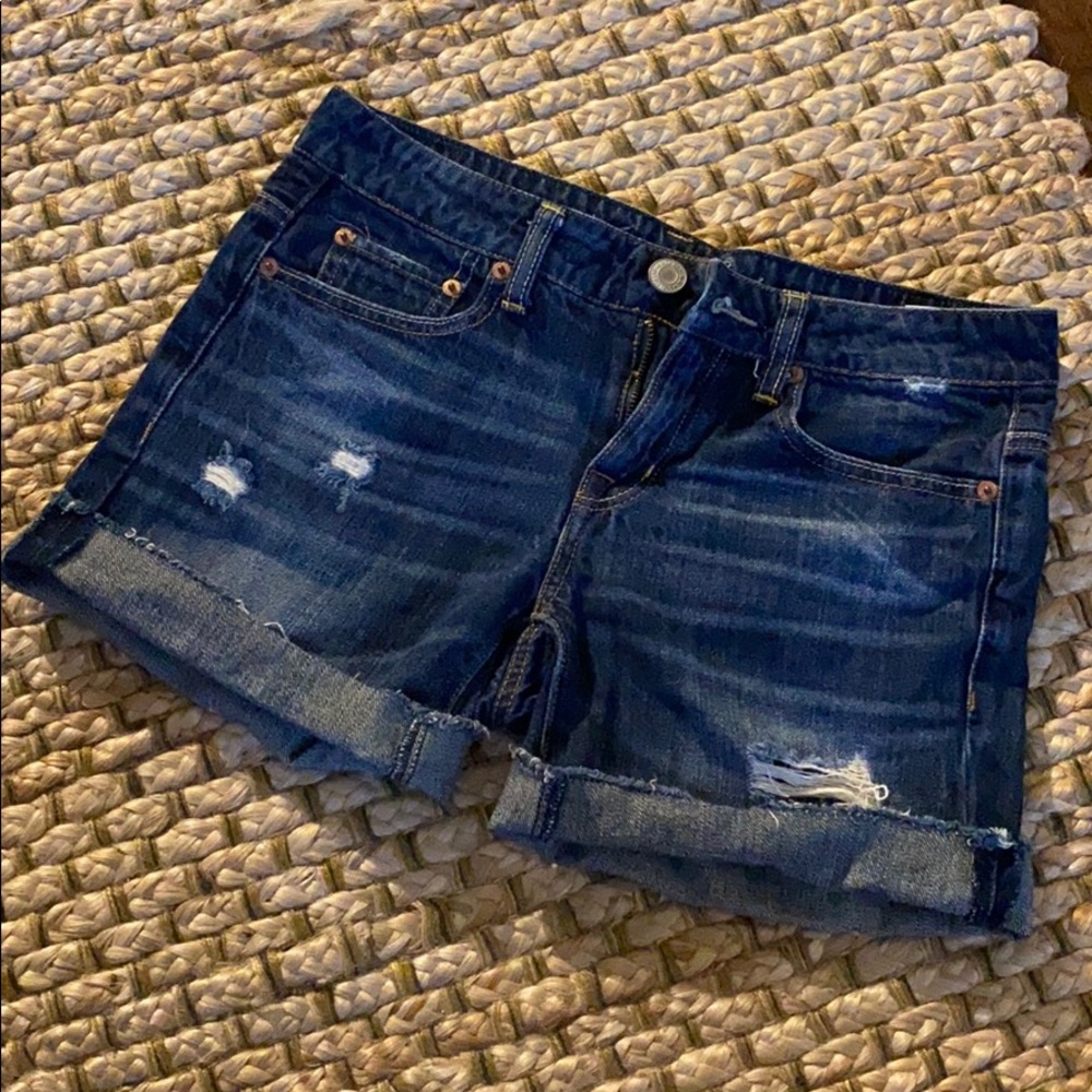 American Eagle Distressed Jean Shorts